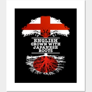 English Grown With Japanese Roots - Gift for Japanese With Roots From Japan Posters and Art